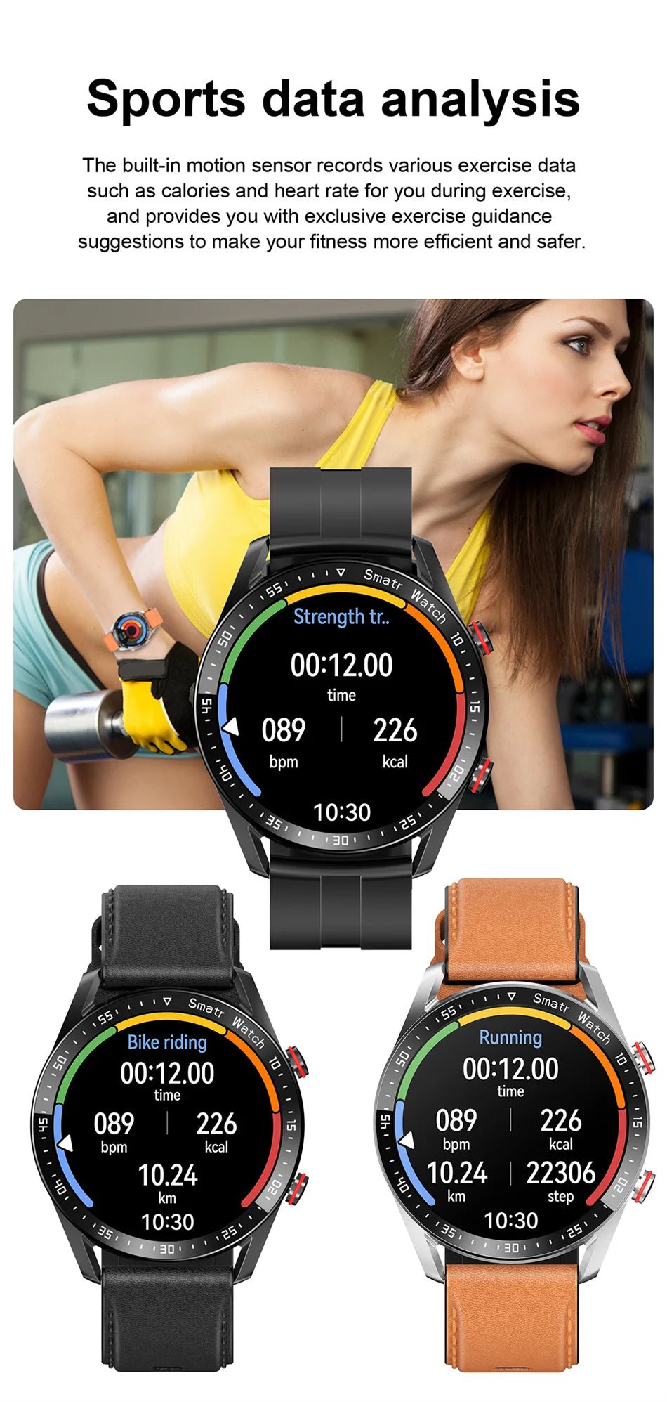 2024 Waterproof Bluetooth Smartwatch for Men and Women ⌚️💦 - Compatible with iPhone &amp; Samsung, Full Touch Screen, IP67 - LUCKY FIG