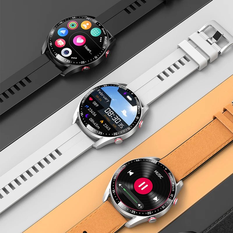 2024 Waterproof Bluetooth Smartwatch for Men and Women ⌚️💦 - Compatible with iPhone &amp; Samsung, Full Touch Screen, IP67 - LUCKY FIG