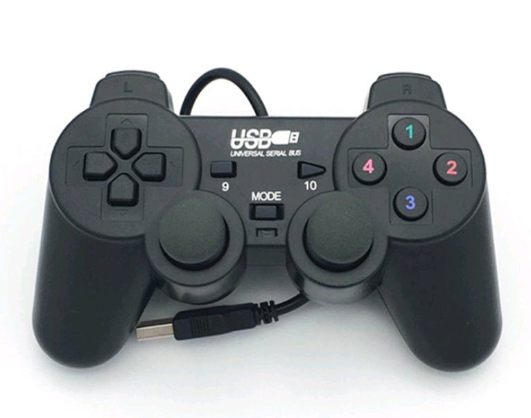 Game Console Controller | USB Interface | Dual Vibration | 360° Analog Joysticks - LUCKY FIG