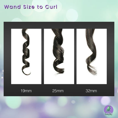 Trending Wand Ceramic Styling Iron - Curly and Wavy Hair Styling Tool - LUCKY FIG